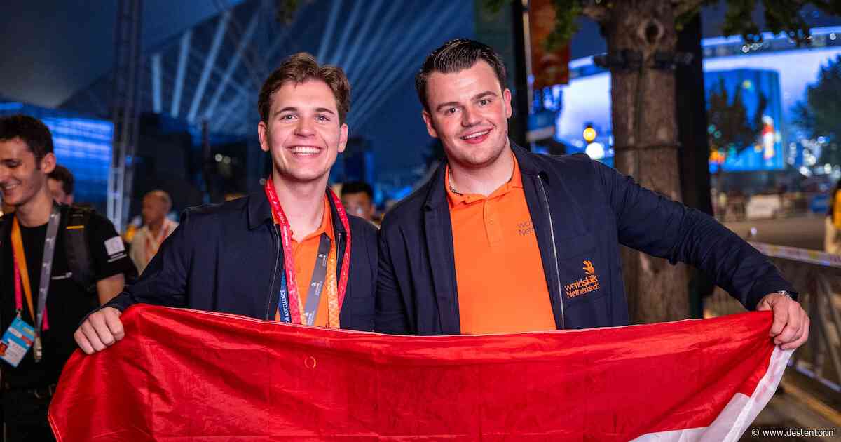 Van Deltion naar Shanghai: Wouter (21) krijgt internationale onderscheiding, Bryan (21) eindigt bij wereldtop