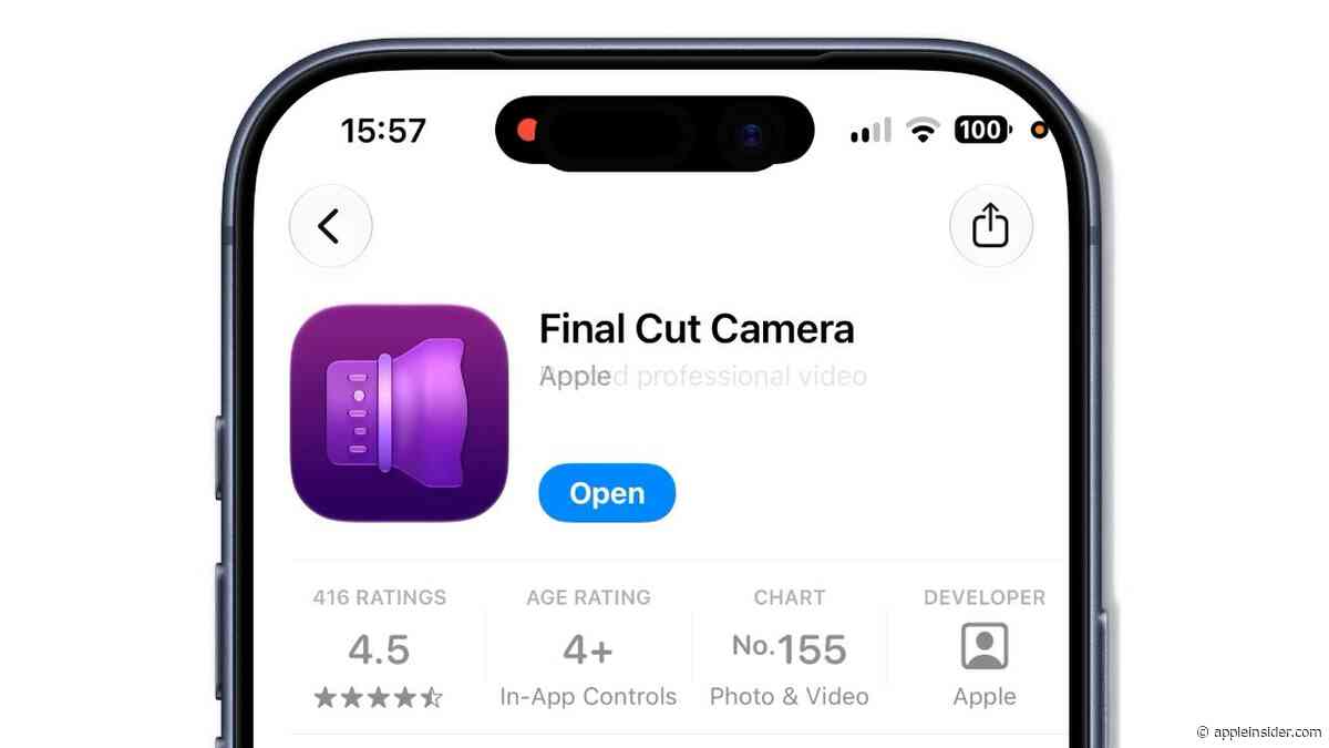 Variable aperture iPhone 18 Pro now supported by Final Cut Camera