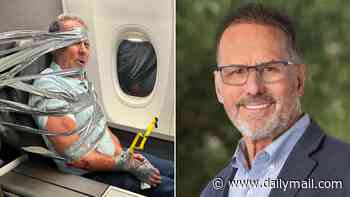 Plane passenger from hell who was duct-taped to seat during flight warned about 'rude awakening' during first court appearance