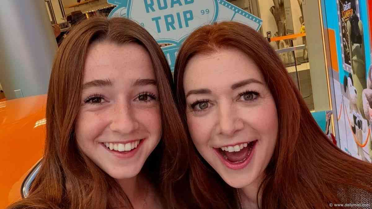 Alyson Hannigan, 52, posts rare photo with lookalike daughter, 14, as fans say they're 'seeing double'