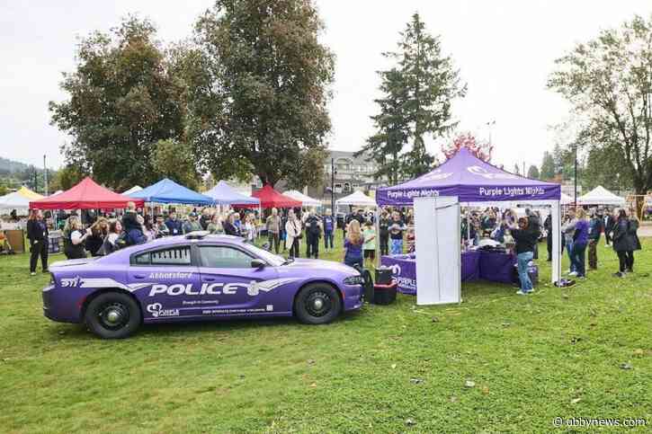 2026 Purple Lights Nights campaign held in Abbotsford and Mission