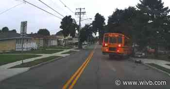 School bus crashes into parked cars on South Ogden Street, no injuries