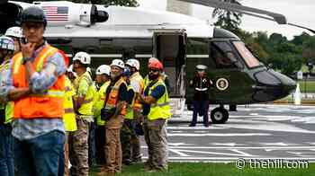 White House highlights 'new helipad,' beehive as part of fall garden tours