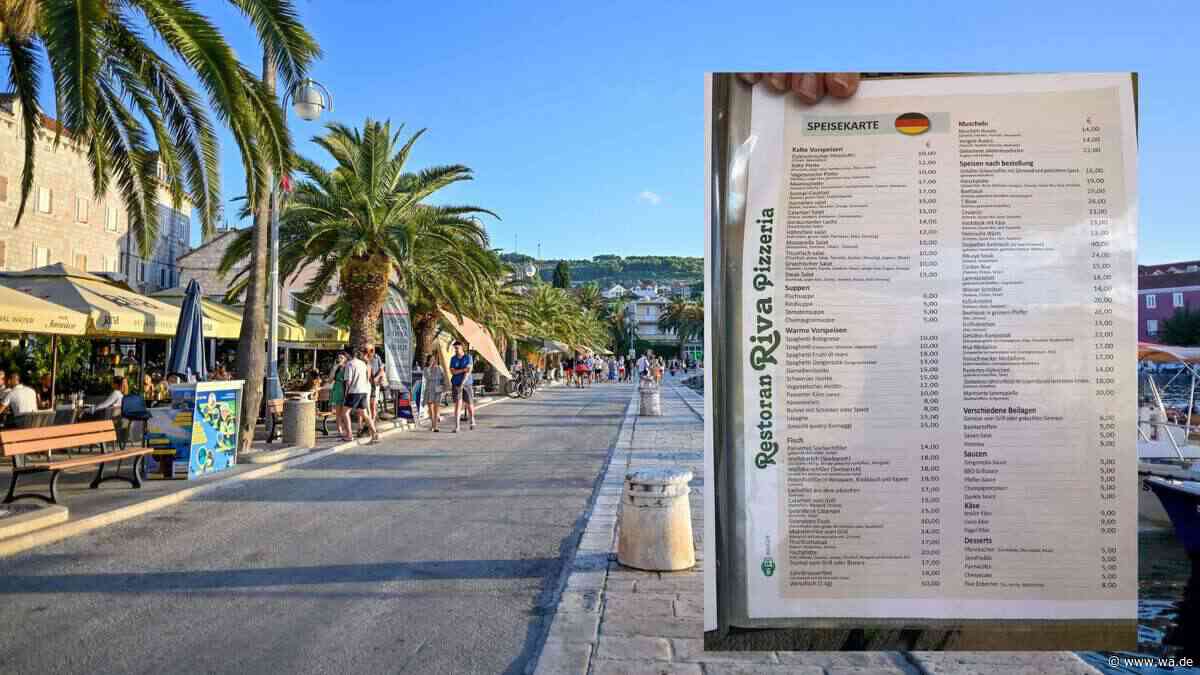 Kroatien verschiebt vorerst umstrittene Restaurant-Preisregel – womit Urlauber jetzt rechnen müssen