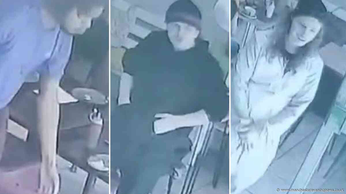 Police in Tameside release CCTV after child  'threatened with machete' during bike robbery