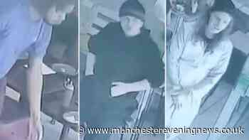 Police in Tameside release CCTV after child  'threatened with machete' during bike robbery
