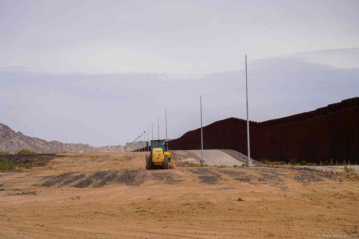 Trump’s border wall construction cut into an ancient ground carving older than Stonehenge