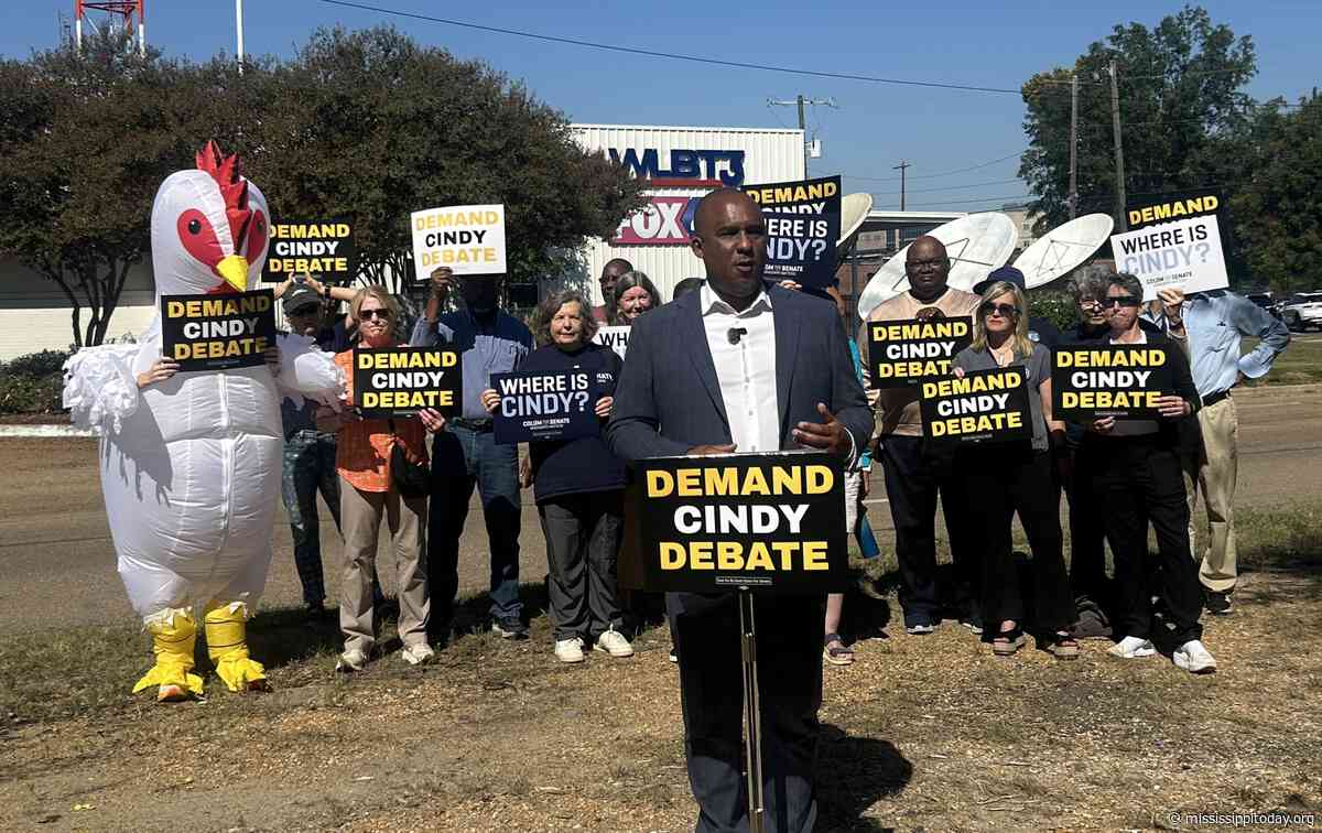 Colom challenges Hyde-Smith to debates, calls her ‘chicken’