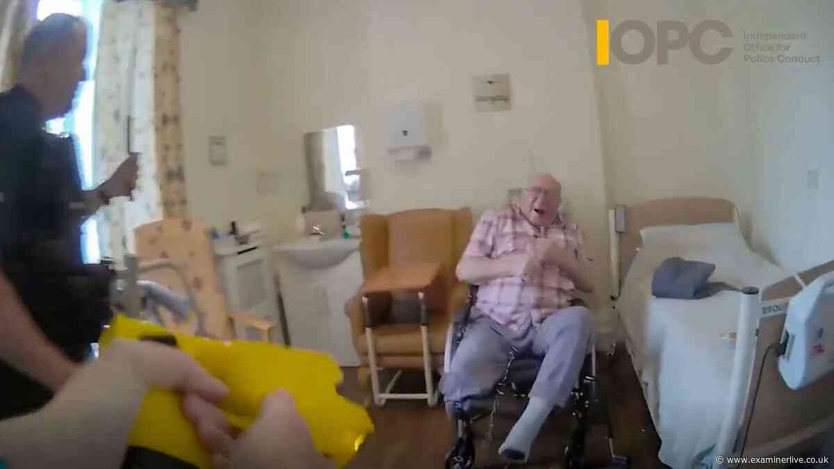 Cop tells hearing 'I wouldn't have done anything differently' over baton on 92-year-old