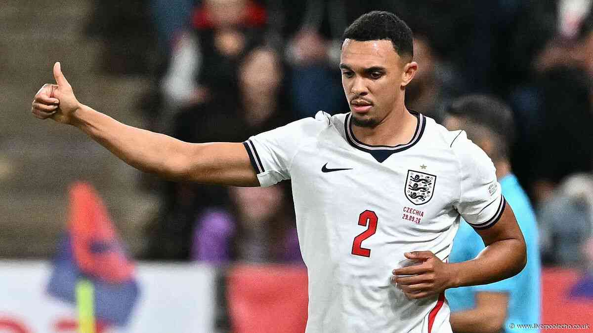Trent Alexander-Arnold makes ideal return to England starting line-up with Anthony Gordon link
