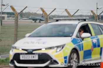 RAF Fairford suspect called police an hour before farmer raised alarm