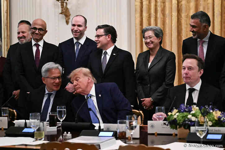 Trump and tech leaders sign 'morally binding' AI accord in White House meeting