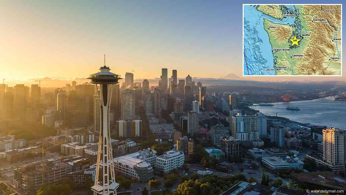 Earthquake rocks Seattle as thousands report shaking in region feared to be overdue for major seismic event