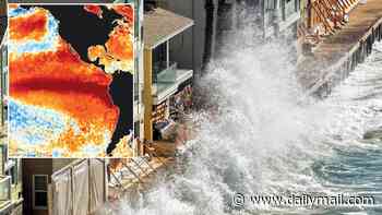 Giant 'wave' thousands of miles wide barrels toward US as scientists warn of 'quintuple whammy' for California