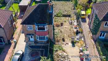My neighbour illegally demolished his HALF of our semi-detached home: Mother's 'nightmare' as her three bed is left 'unsellable' with holes in walls and a leaking roof