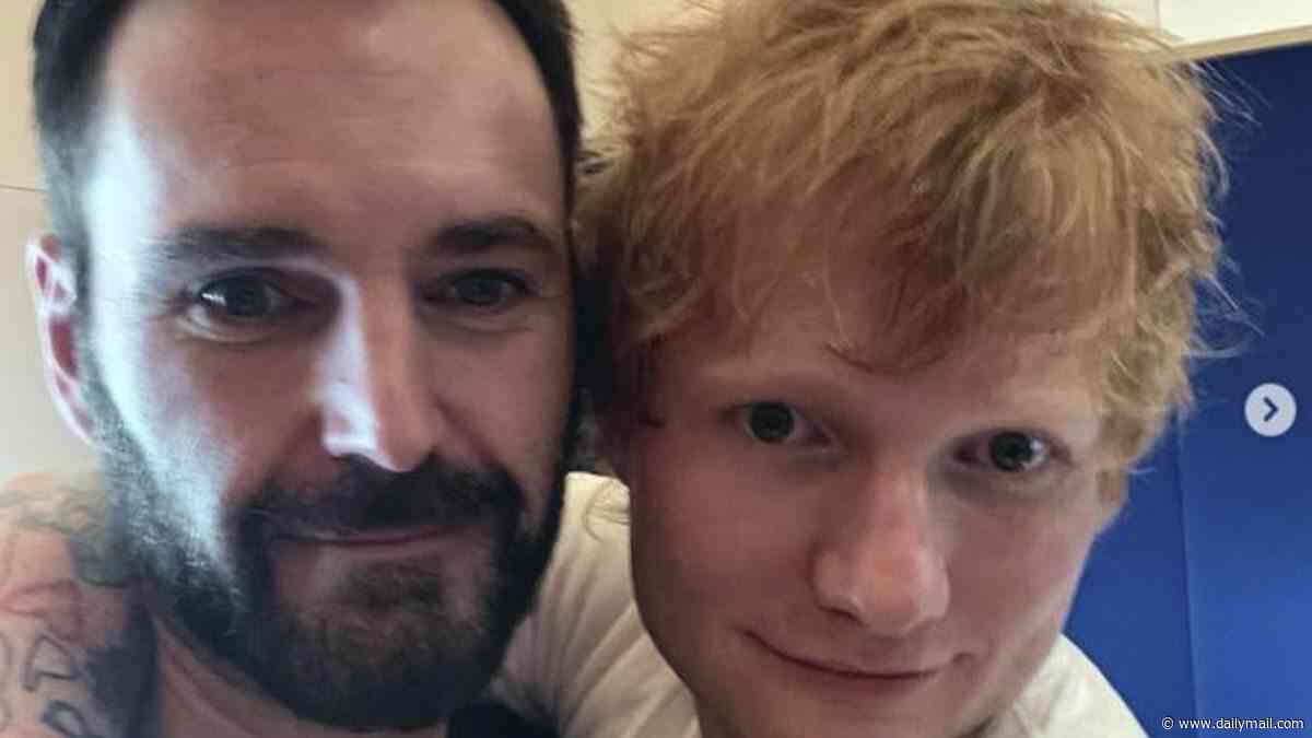 Ed Sheeran is praised as a 'rare combination of genius and integrity' by Snow Patrol's Johnny McDaid as he speaks out in support of his 'best friend and brother' amid Macklemore tour row