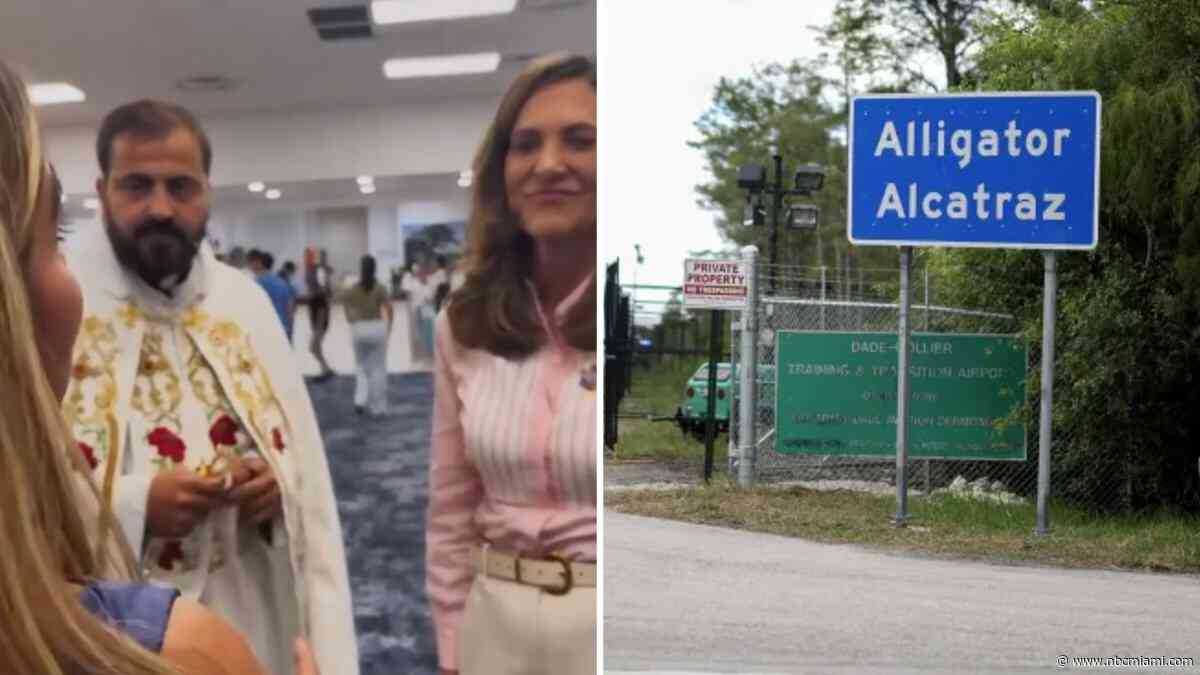 Activist confronts Rep. Maria Elvira Salazar over ‘Alligator Alcatraz' as DHS report raises concerns