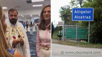 Activist confronts Rep. Maria Elvira Salazar over ‘Alligator Alcatraz' as DHS report raises concerns