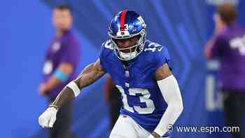 Giants release OBJ amid veteran receiver's struggles
