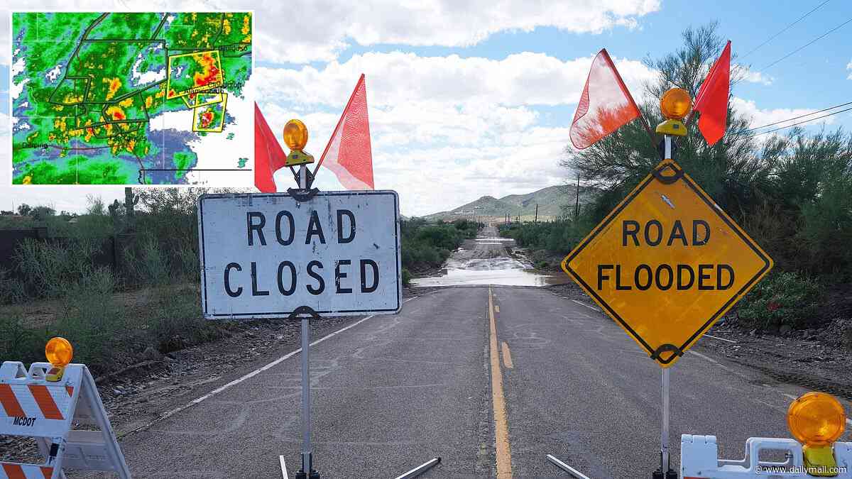 Urgent warning to seek higher ground as New Mexico dam is feared to break during major storm