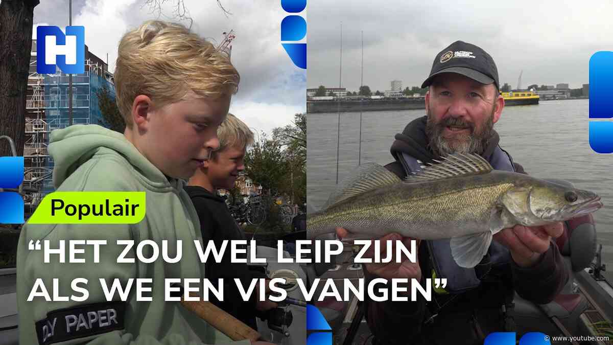 Scherm weg en hengel uit: vissen plots populair onder Amsterdamse jongeren