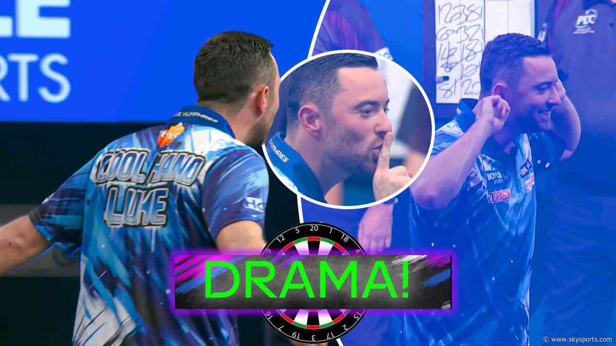 Crowd drama! Humphries shushes fan after World Grand Prix win