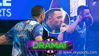Crowd drama! Humphries shushes fan after World Grand Prix win