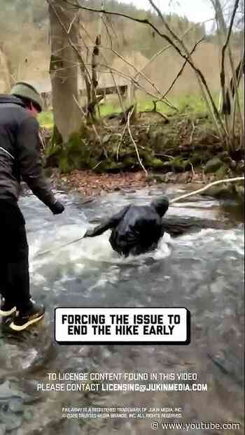 nature comes for all of us! 😩 🤣 #hiking #fails #viral #humor #instantregret