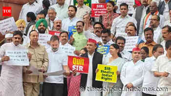INDIA bloc to meet today to finalise plan for anti-SIR agitation