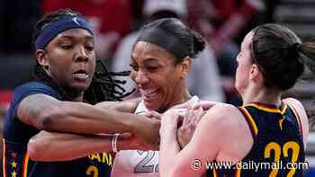 Caitlin Clark's Fever teammate brutally shoves reigning MVP as Indiana keeps playoff hopes alive with desperate win in feisty contest