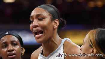 WNBA superstar A'ja Wilson screams at fan in explosive courtside confrontation before man is escorted out of Aces' heated loss to Fever