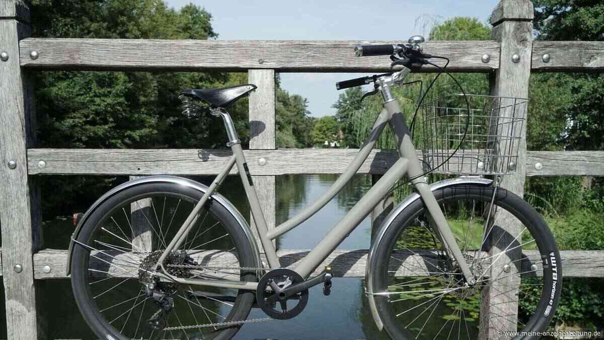 Unterwegs auf einem City-Bike der finnischen Marke Pelago