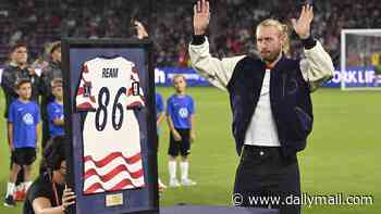 USA captain Tim Ream is honored as he retires from international soccer after 16 years... just months on from bitter World Cup disappointment