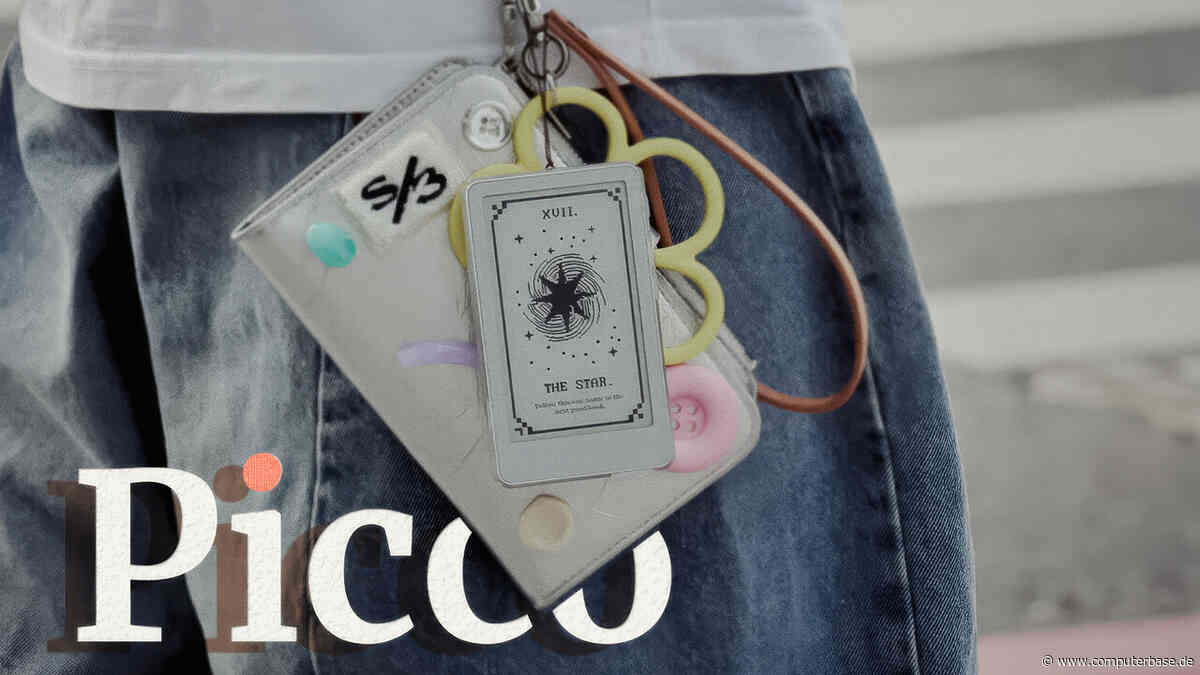 Boox Picco: Mini-E-Reader will ans Smart­phone geheftet werden