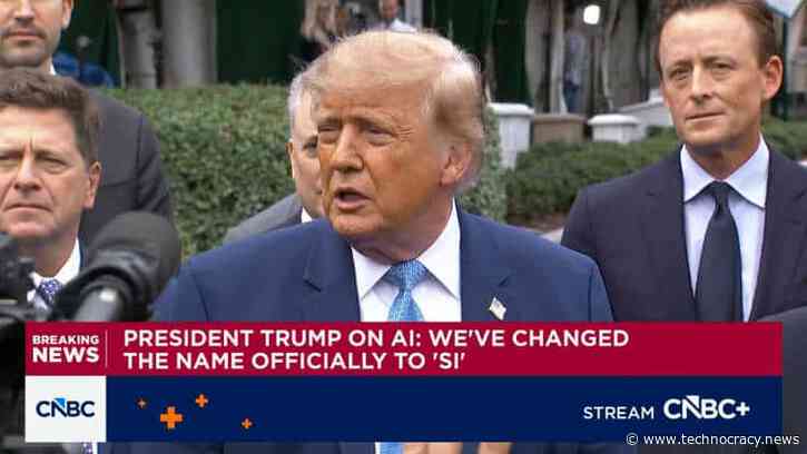 Trump Christens AI As “Super AI” In The Presence Of Arch-Technocrats