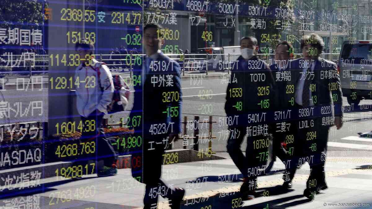 Märkte Asien: Inflations- und Kriegssorgen belasten Anleihemärkte – Nikkei legt zu