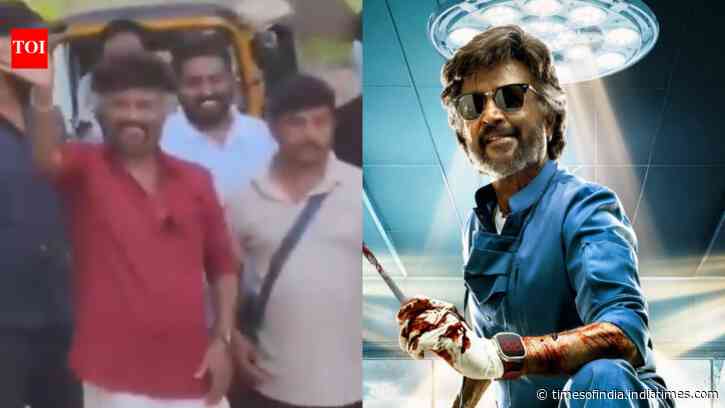 Rajinikanth surprises fans by arriving at ‘Dharmam’ shoot in an auto-rickshaw