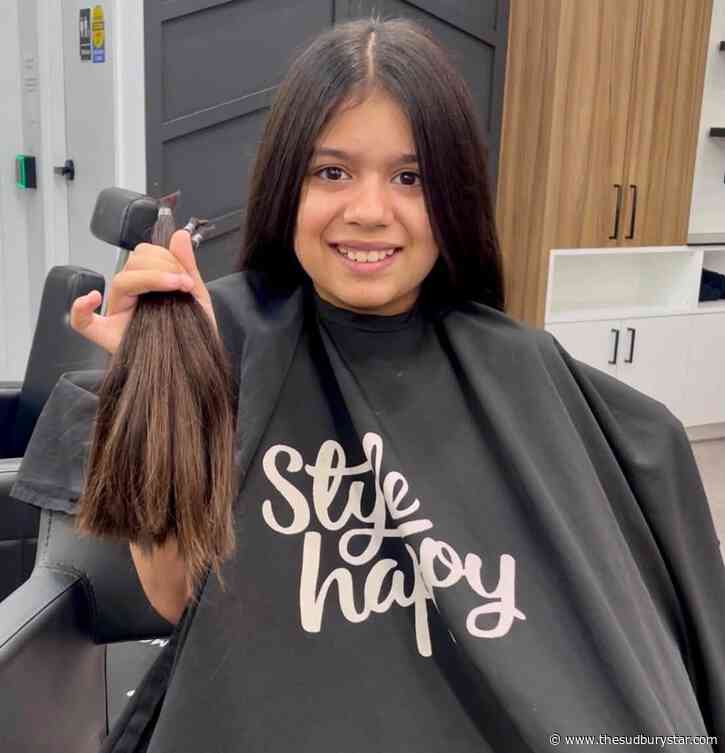 Sudbury student steps up and donates hair to foundation 