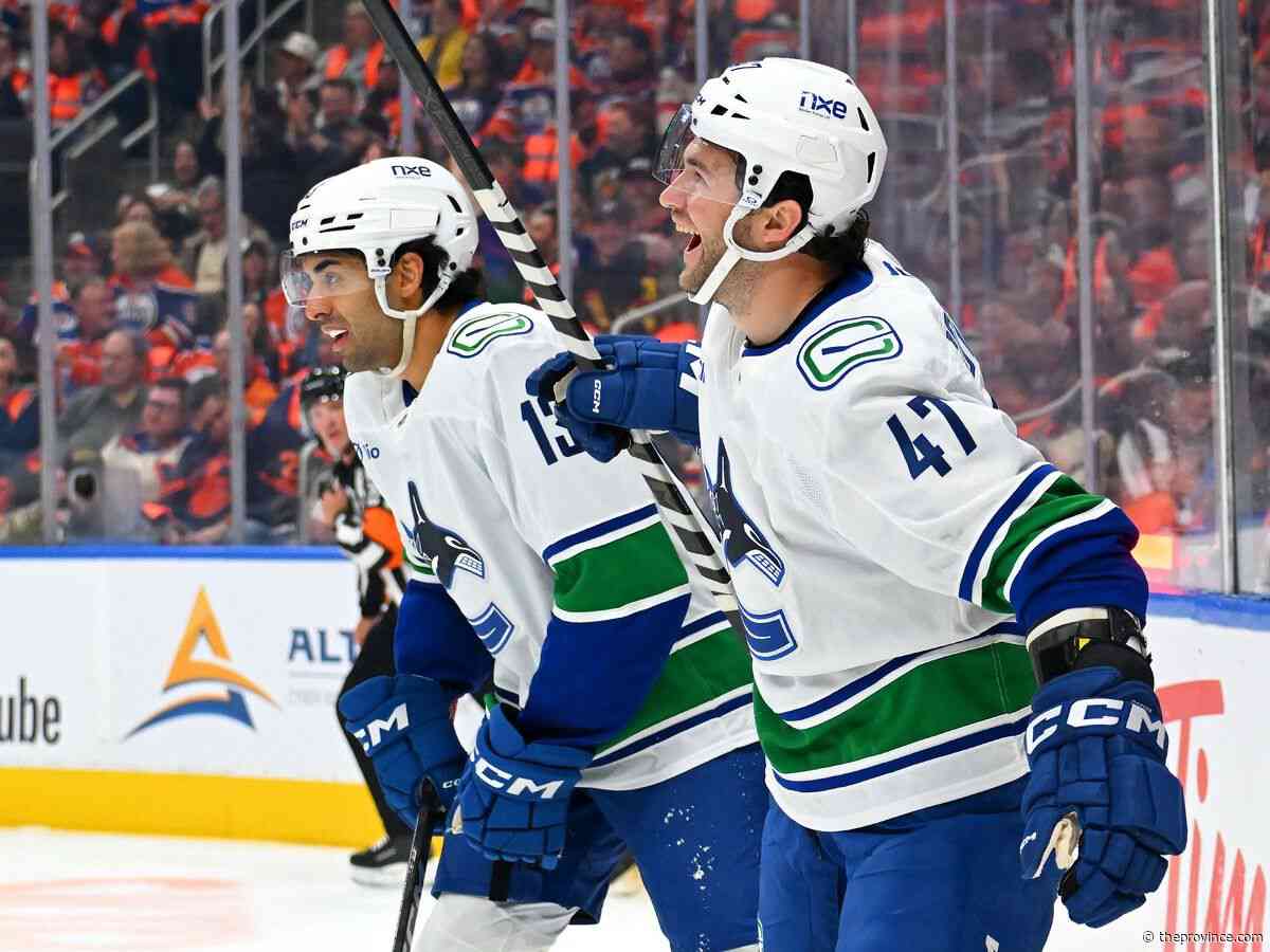 Canucks 6, Oilers 5 (OT): Plenty of desire, drama in stunning season-opening win