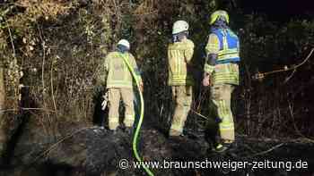 Auf 200 Quadratmetern: Feuerwehr löscht Brand bei Süpplingen