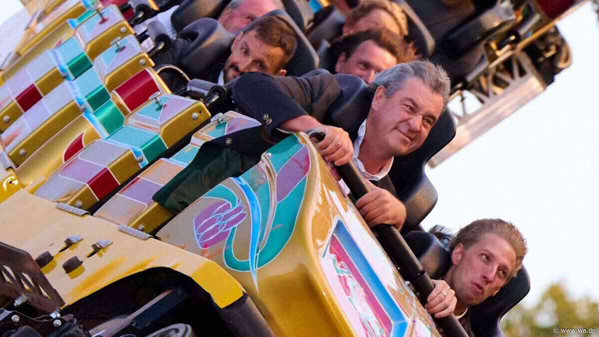 „Olympia-Tattoo machen“: Söders Grünen-Bromance auf der Wiesn lässt Bayern staunen