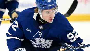 No. 1 overall pick McKenna, 18, makes NHL debut in Leafs' loss