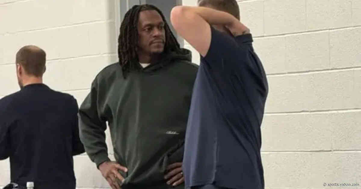 New Jalen Brunson pal Rajon Rondo visits Knicks practice