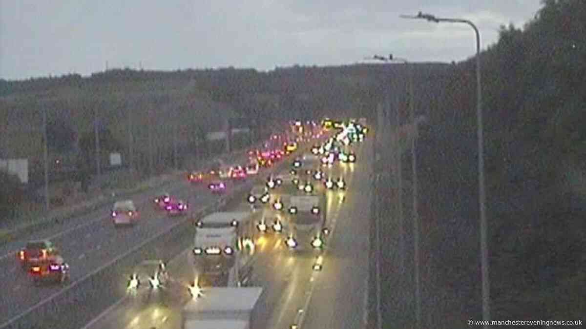 M62 traffic LIVE updates as queues build and motorway blocked following crash