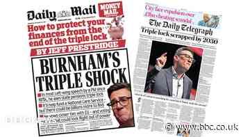 The Papers: 'Burnham's triple shock' and 'City face expulsion'