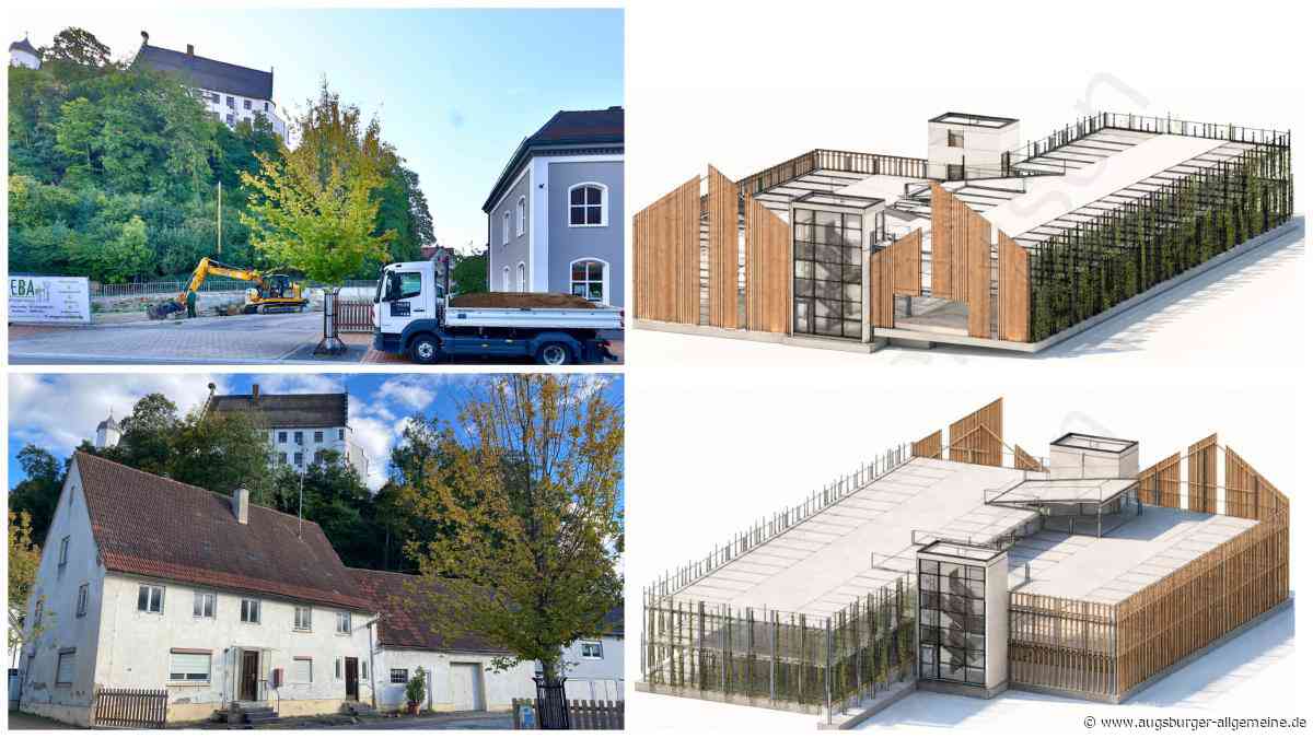 Die Stadt Illertissen will unterhalb vom Schloss ein Parkhaus bauen