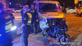 Verfolgungsfahrt über B75 in Harburg – Motorradfahrer flüchtet vor Kontrolle