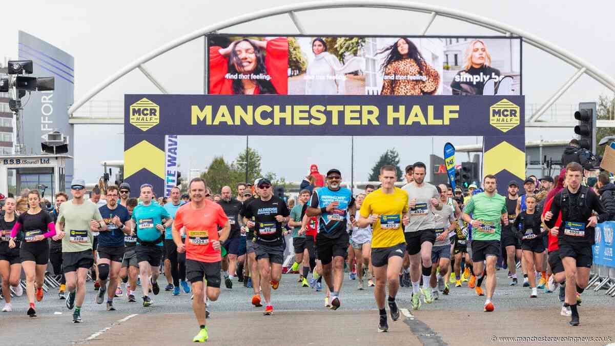 Manchester Half Marathon 2026: Start times, route map, road closures and everything you need to know