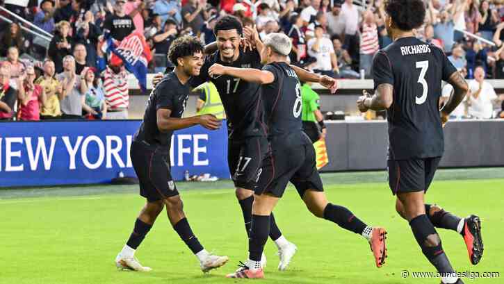 Jüngster Torschütze der US-Männer: BVB-Talent Mathis Albert schreibt Geschichte