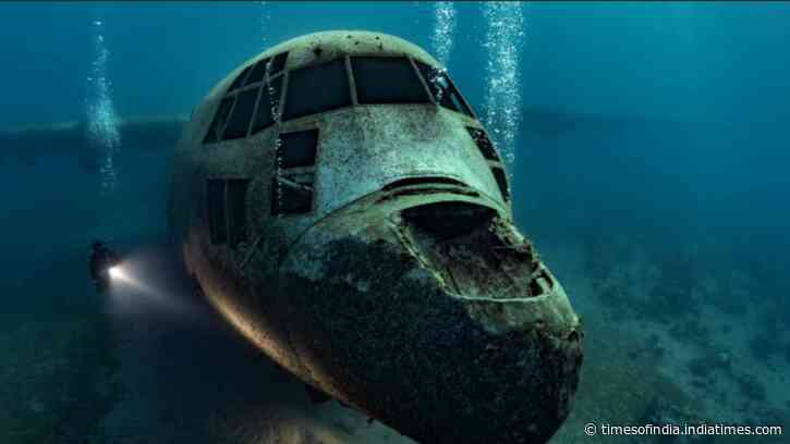 Jordan sank a retired military plane underwater in 2017; it now hosts fish, coral and marine life